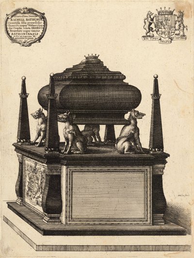 Bourchier (Monument). State 1 by Wenceslaus Hollar